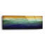  «Yellow Sky Mountains» par Ryan Fowler, art mural en verre acrylique, 36 po x 12 po-101610522