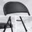 Folding Card Table And Chair Set Of 5 Portable With Padded Tabletop, No Assembly Required, Black