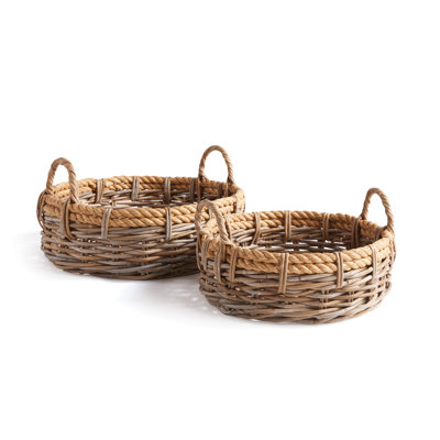 Sonoma Handmade Seagrass Decorative Basket Set