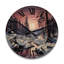 Horloge murale en bois massif Nerlan-391860138