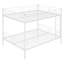 Lit superposé double au-dessus de double, blanc-818336811