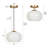 Breeana 1-Light Dimmable Single Pendant 
