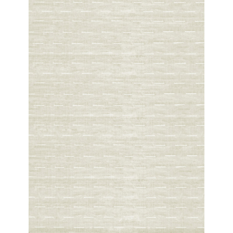 Tapis vanille noué à la main de haute qualité, Rectangle 12 pi x 15 pi