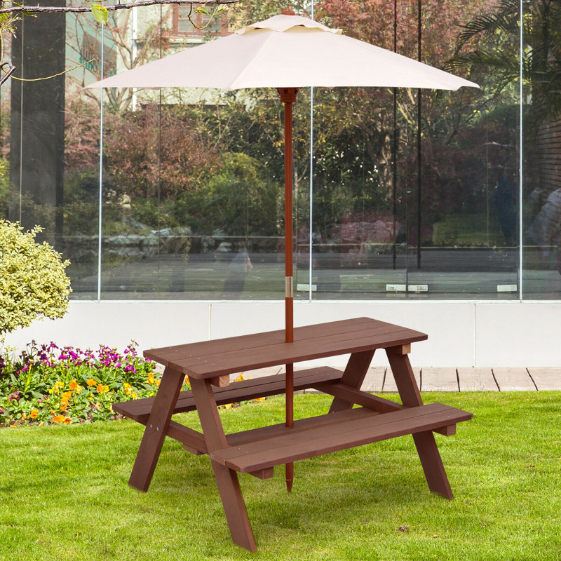 Mald Kids Round Outdoor Table Or Chair and Chair Set