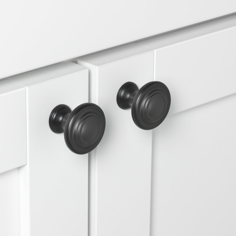 Mushroom Knob Multipack, Matte Black