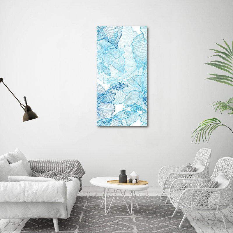 Hawaiian Flowers - Wrapped Canvas Print