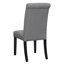 Chaise d'appoint capitonnée Jackye avec garniture cloutée-907625722-907625716