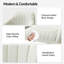 Chaise de travail en velours Adan-851133857