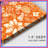 Orange Floral Motif Canvas Gallery Wrap in Many Sizes-663478043