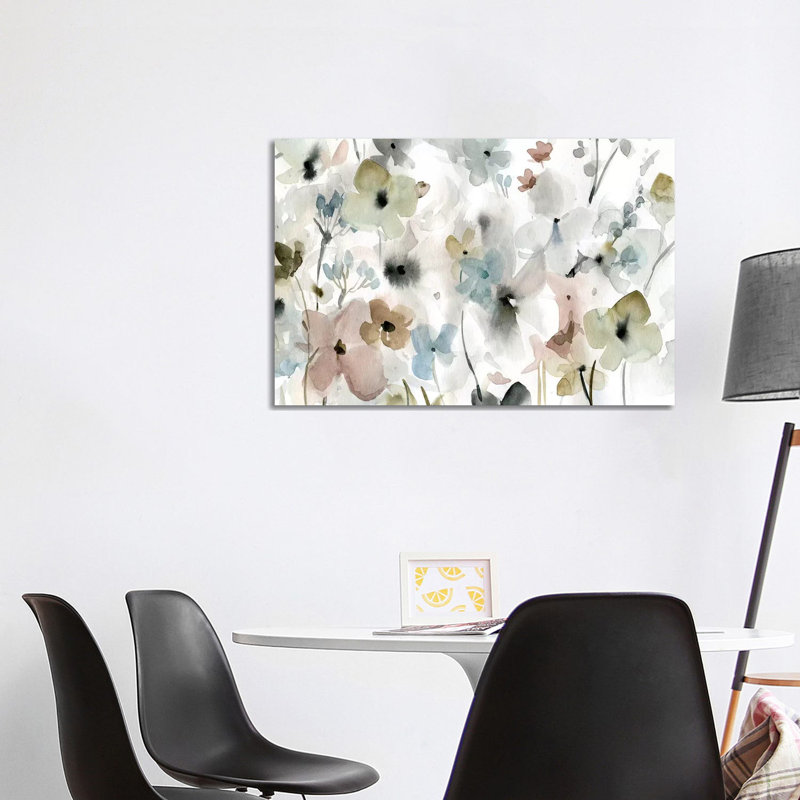 Evening Garden by Carol Robinson - Painting on Canvas, 101.6 cm H x 66.04 cm W x 1.91 cm D, No Frame