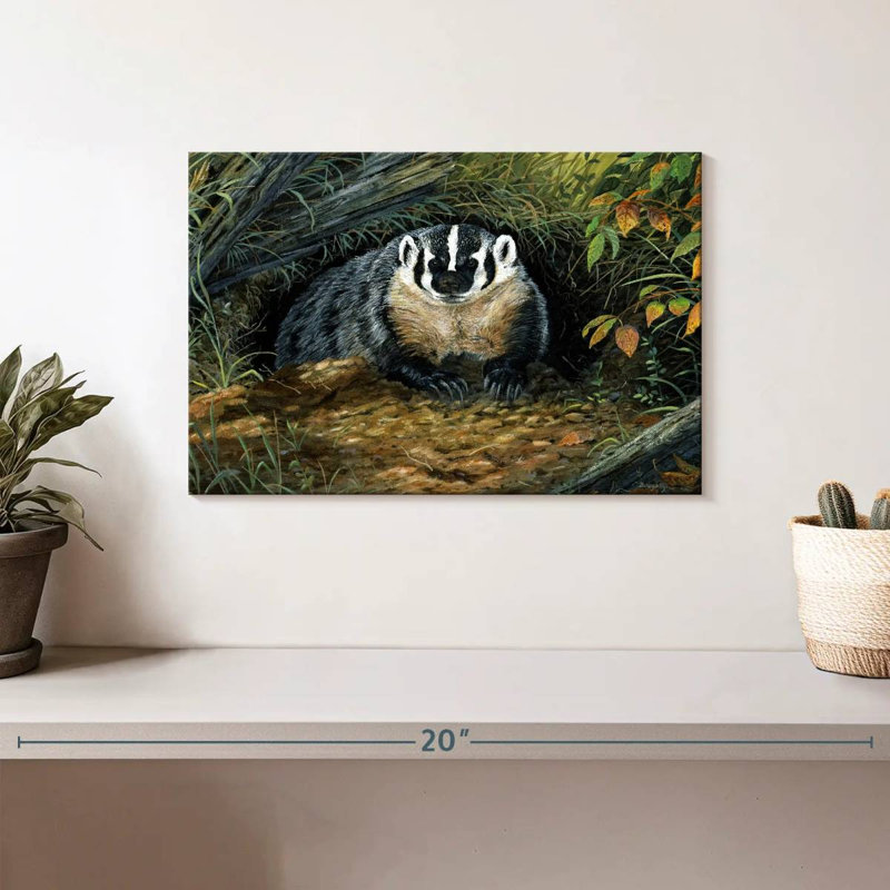 Brampt Wisconsin Badger, 8" H x 12" W