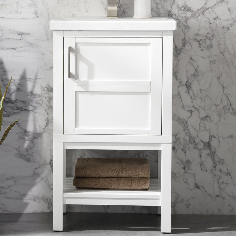 Darion 20" Single Bathroom Vanity with Ceramic Top