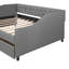 Lit de jour confortable avec deux tiroirs et fabrication robuste pour une utilisation polyvalente-127241301-106168953