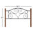 Analisha Metal and Solid Wood Post Headboard-1683345172