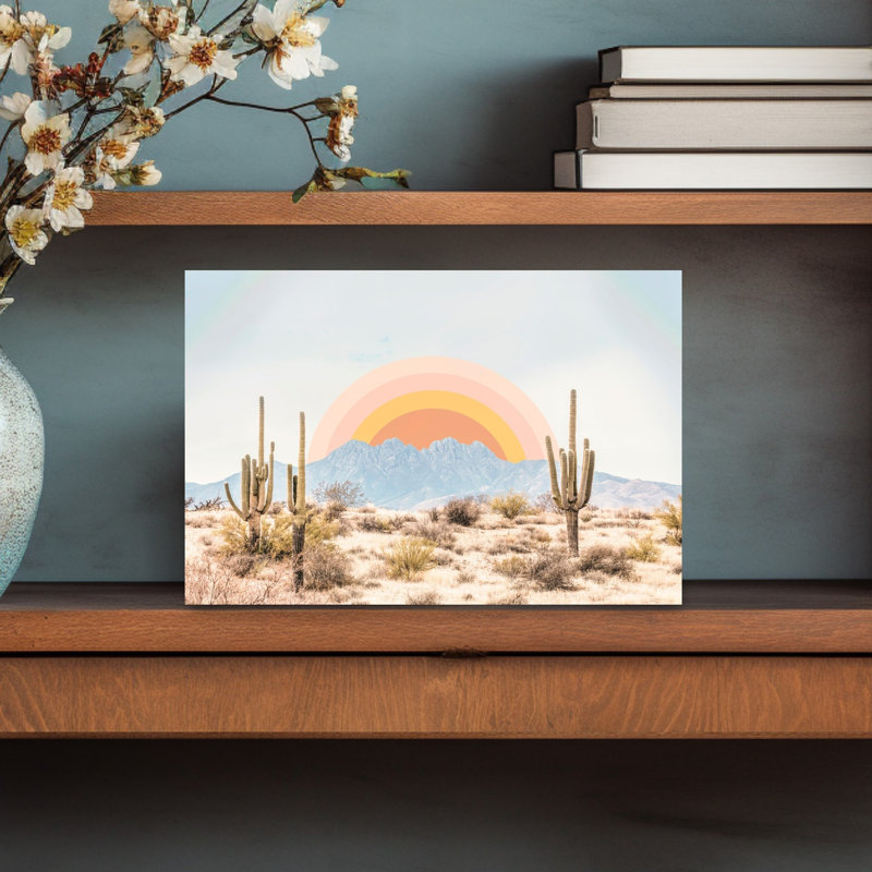 Arizona Sunrise by Kathrin Pienaar - Wrapped Canvas Print, 30.48 cm H x 45.72 cm W