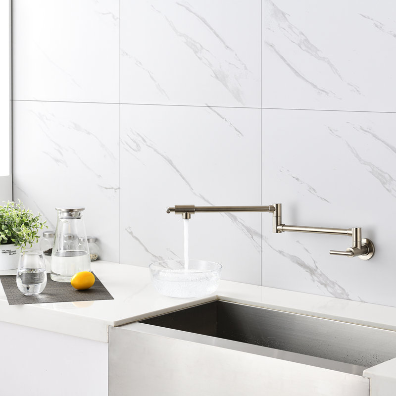 GAWEZA Kitchen Faucet, Nickel