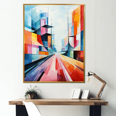 «Colorful Cubism 24Hrs Le Man Race Track V»