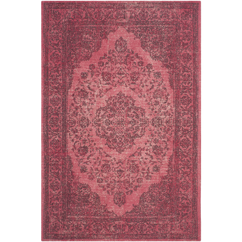 Tapis rose Lotsee, Rectangle 6 pi 7 po x 9 pi 2 po