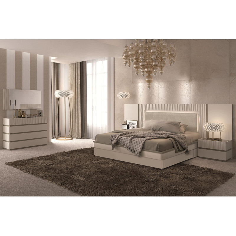 Table de chevet Rina Taupe