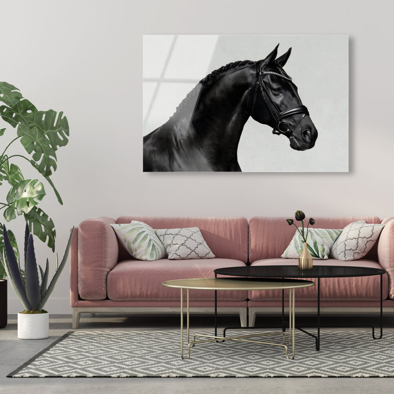 Midnight Majesty I High-Gloss Frameless Acrylic Glass Wall Art Animals Print by Oliver Gal, Ready to Hang, 15 x 10
