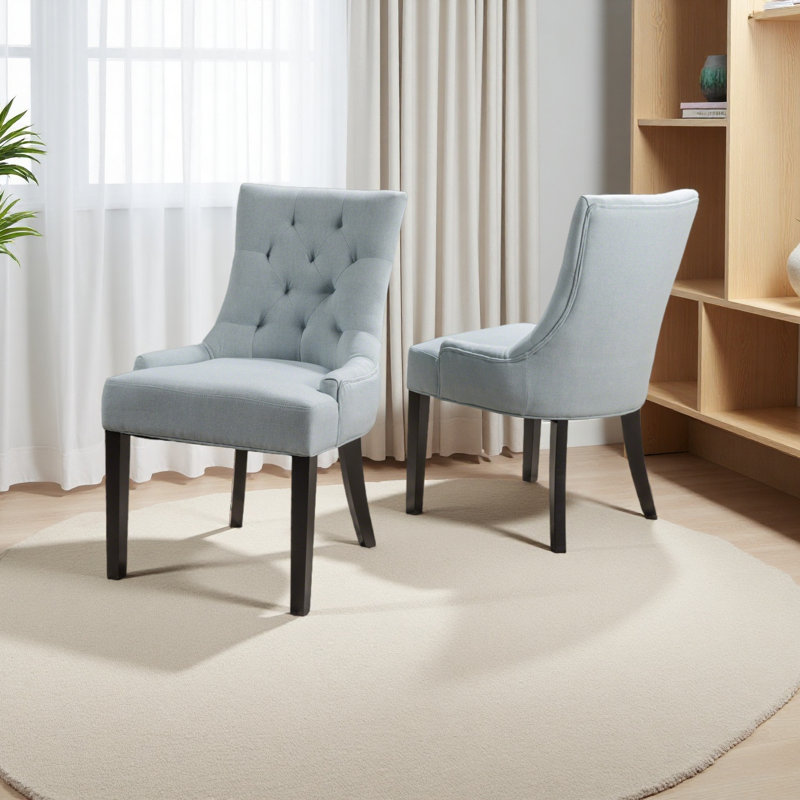 Chaise de salle à manger, Bleu clair