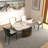 Modern Rectangular Sintered Stone Dining Table with Pedestal Base-305173030-274423205-277862814