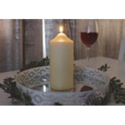 Vanilla Scented Pillar Candle