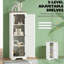 Armoire de rangement de plancher de salon, armoire d'appoint, armoire de rangement autoportante