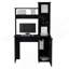 Bureau d'ordinateur Carson avec huche, armoire à une porte, grande surface de travail et tablettes de rangement à 3 niveaux-1185141292