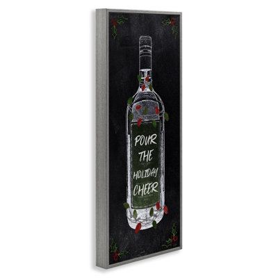 «Pour Holiday Cheer Bottle» par Natalie Carpentieri