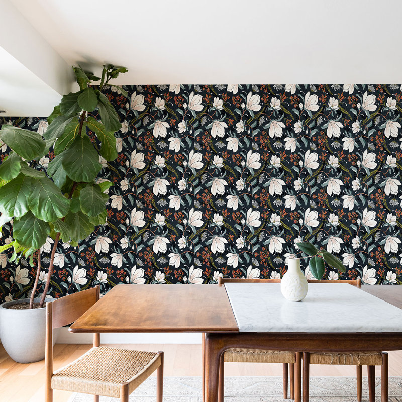Panneau floral peler et coller Clarkwood, L 8 pi x l 24 po