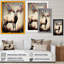 Caribou avec des bois en floraison - reproduction sur toile-794531082-794531317