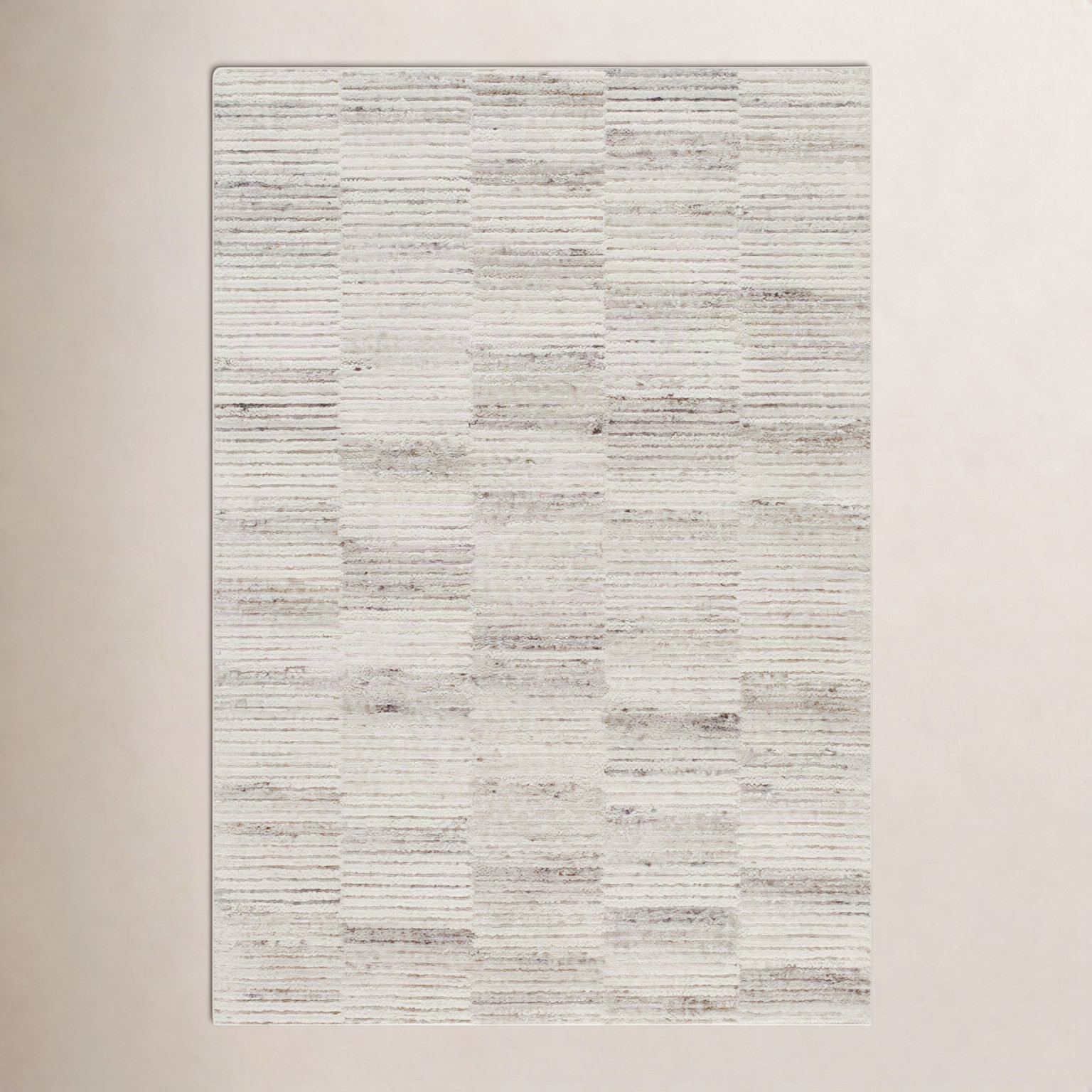 Mari Hand-Tufted Striped Rug, Rectangle 5' x 7'6"