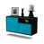Turquoise/Matte Black