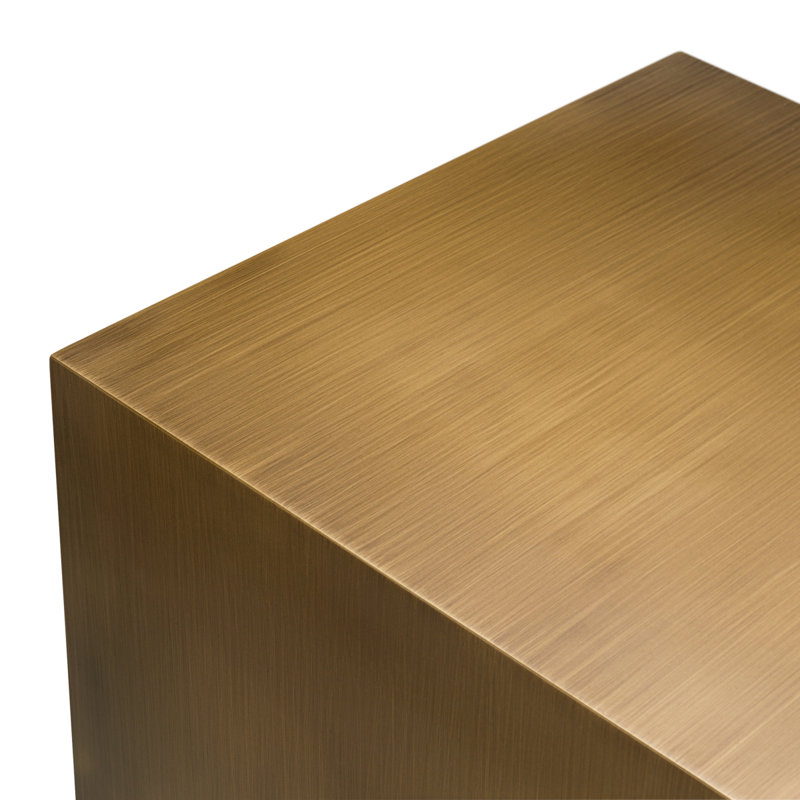 Side Table Rafaello Brushed Brass Finish