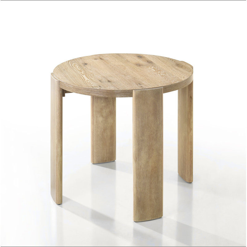 Bowen Oak Finish 47" Round Dining Table