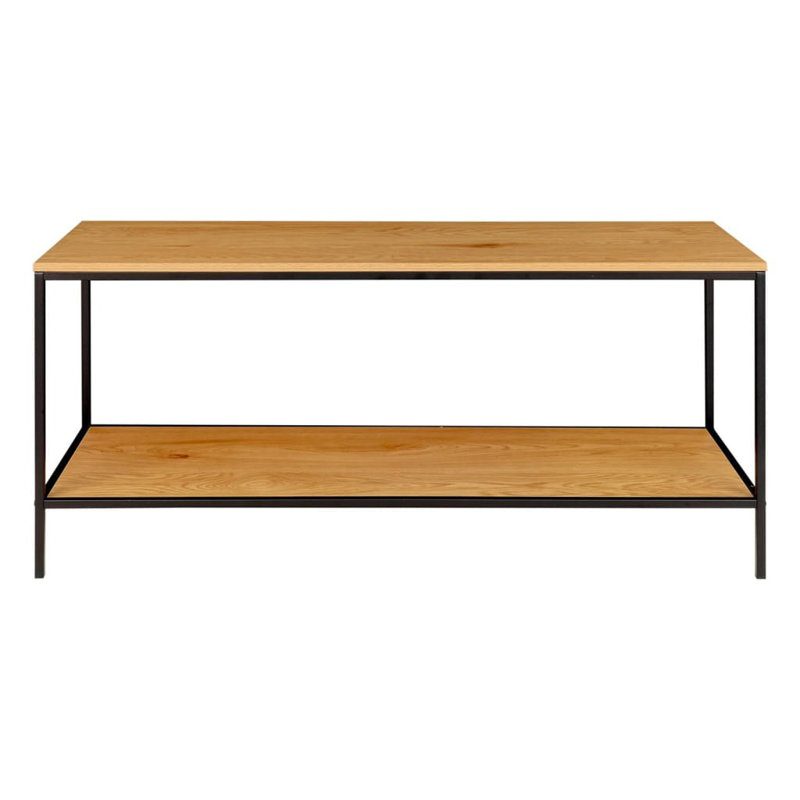 Perina Unfinished TV Stand, Brown/Black