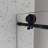 5476 BLACK Frameless One Fixed And One Shifted Shower Door, 70MM 304 Stainless Steel Large Pulleys With Adjustable Soft Closing Function,With Nano Easy Cleaning And Stick Explosion-Proof Menbrance