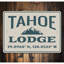 Tahoe Lodge Aluminum Sign-58294063