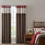 Elegant Embroidered Curtain Panel With Floral Design And Light-Filtering Lining For Enhanced Privacy And Aesthetics