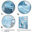 Blue Frosty Collage II - Abstract Collages, art mural-192637370-192637362