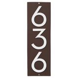 Floating 1-Line Wall Address Plaque