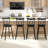 Swivel Solid Wood Counter Stool with Solid Wood Frame-1244383417
