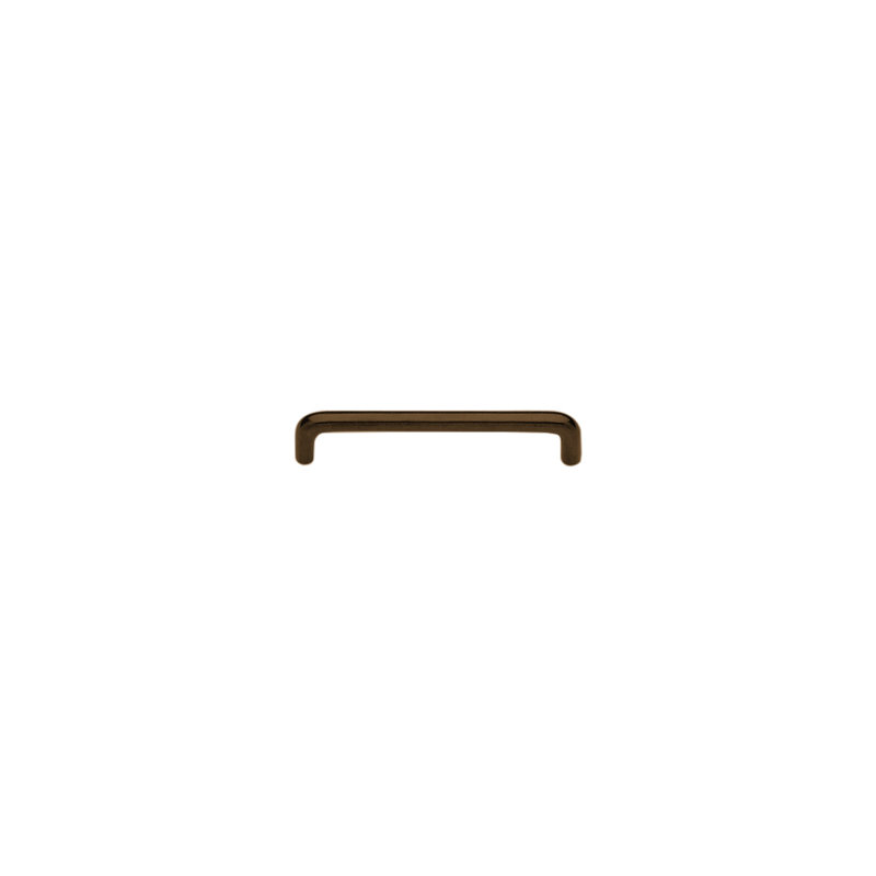 Wire Bar / Handle Pull, White Bronze Brushed, 3 1/2" 