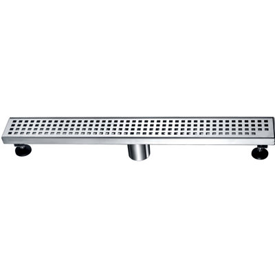 Brisbane River  24 Inch Long Stainless Steel  Linear Floor Shower Drain