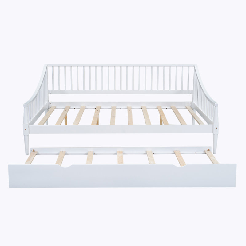 Solid Wood Full Size Daybed, White, Full Incorrect join