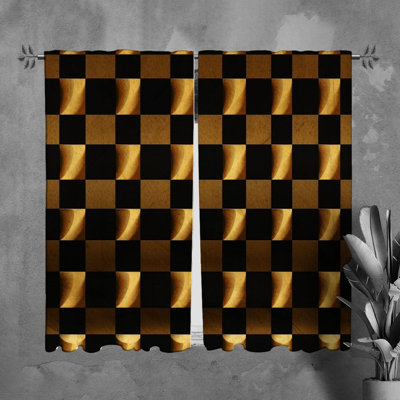 Paire de rideaux obscurcissant en polyester Liamalexander