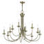 Grand lustre 2 niveaux 12 lumières bronze-2138923546-2138923547