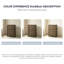 Commode vintage en bois massif brun à 5 tiroirs, meuble de rangement pour chambre à coucher