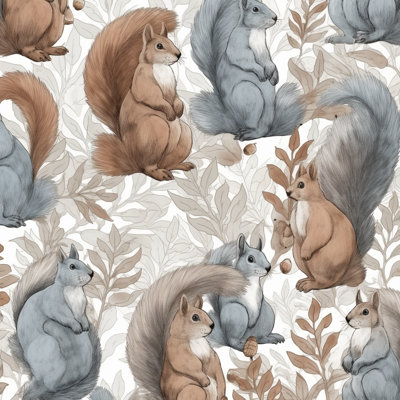 Squirrel Animals Brown Comforter